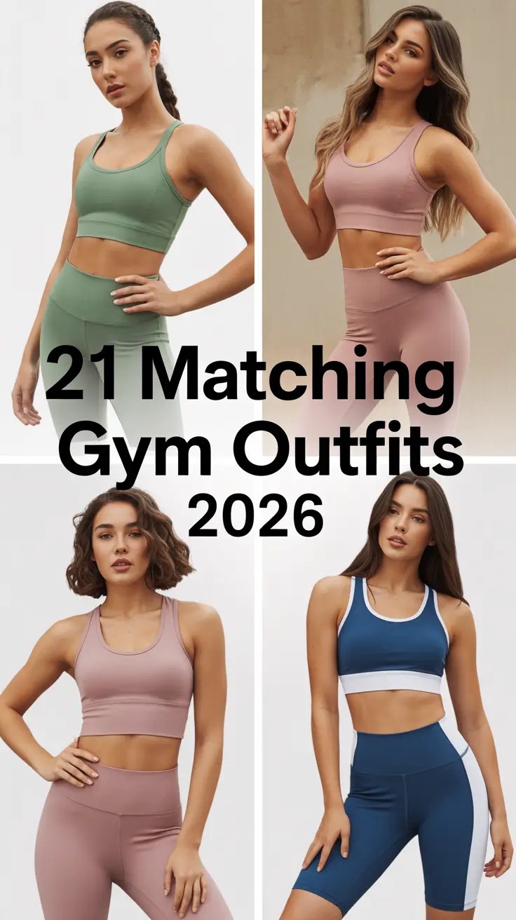 Matching Gym Outfits 2026: Classy, Comfy & Aesthetic Activewear Inspo for Women
