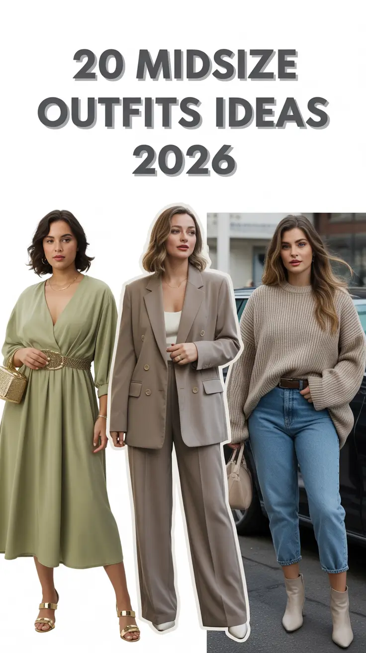 Midsize Outfits Ideas 2026: Chic, Comfy & Confident Looks for Every Season