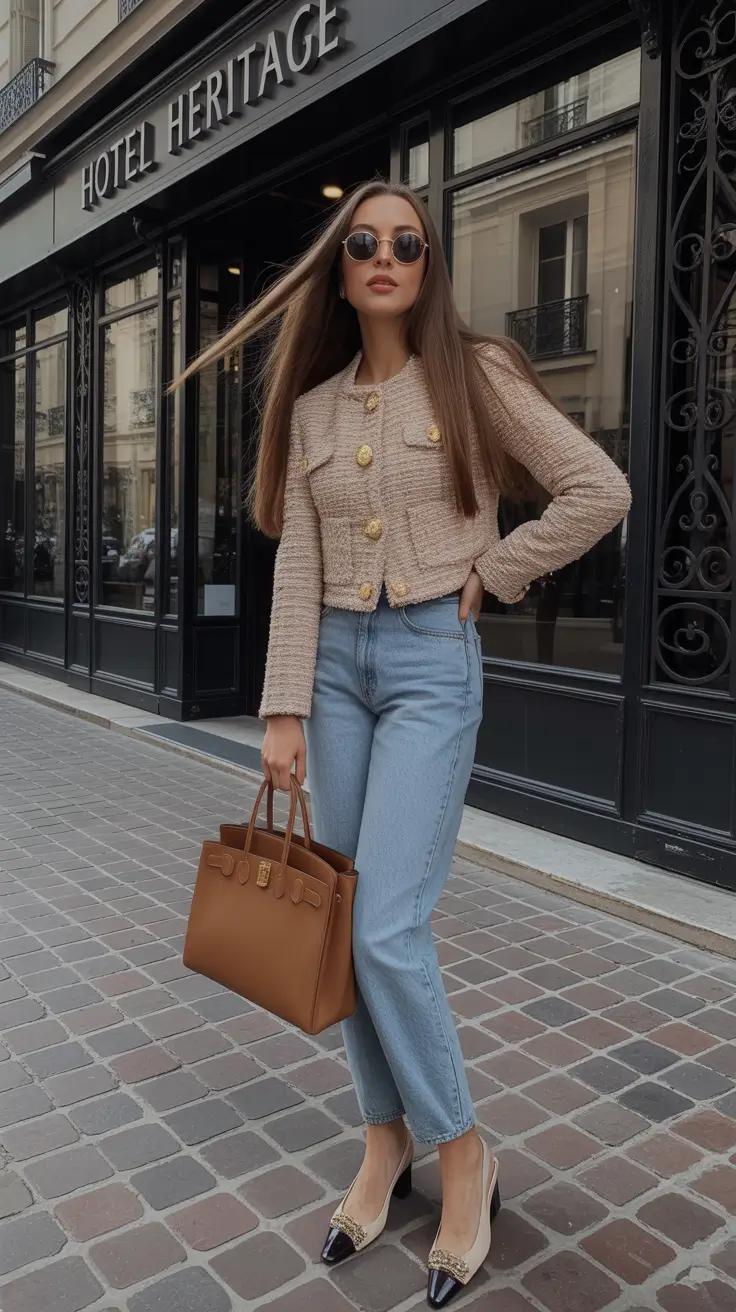 old money outfits casual Heritage in Denim