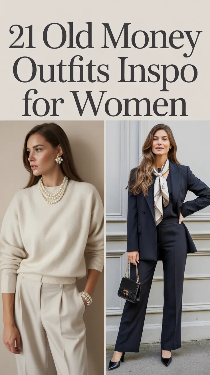 Old Money Outfits Inspo for Women 2026: Elegant, Timeless & Effortless Style Ideas