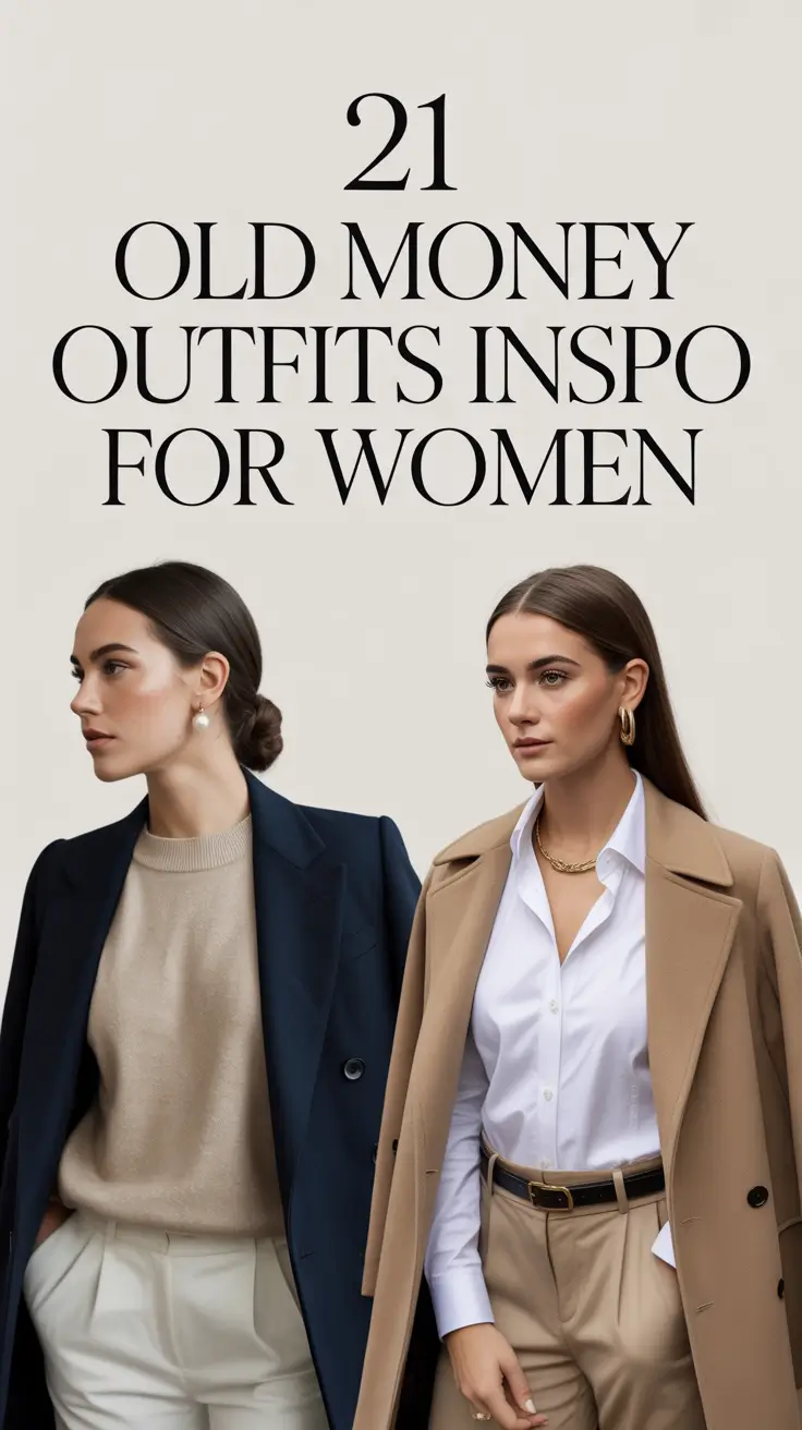 Old Money Outfits Inspo for Women 2026: Elegant, Timeless & Effortless Style Ideas