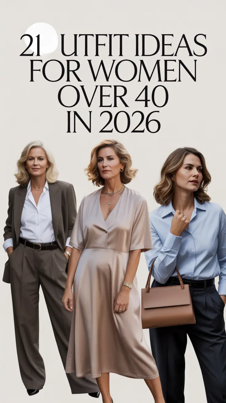 Outfit Ideas for Women Over 40 in 2026: Fresh, Elegant, and Wearable Looks for Every Season