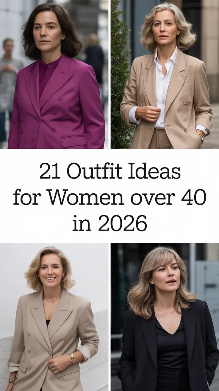 Outfit Ideas for Women Over 40 in 2026: Fresh, Elegant, and Wearable Looks for Every Season