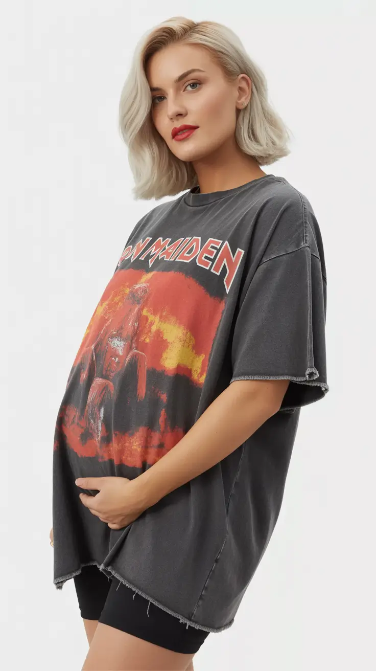 pregnancy outfits aesthetic Rock Band Cool