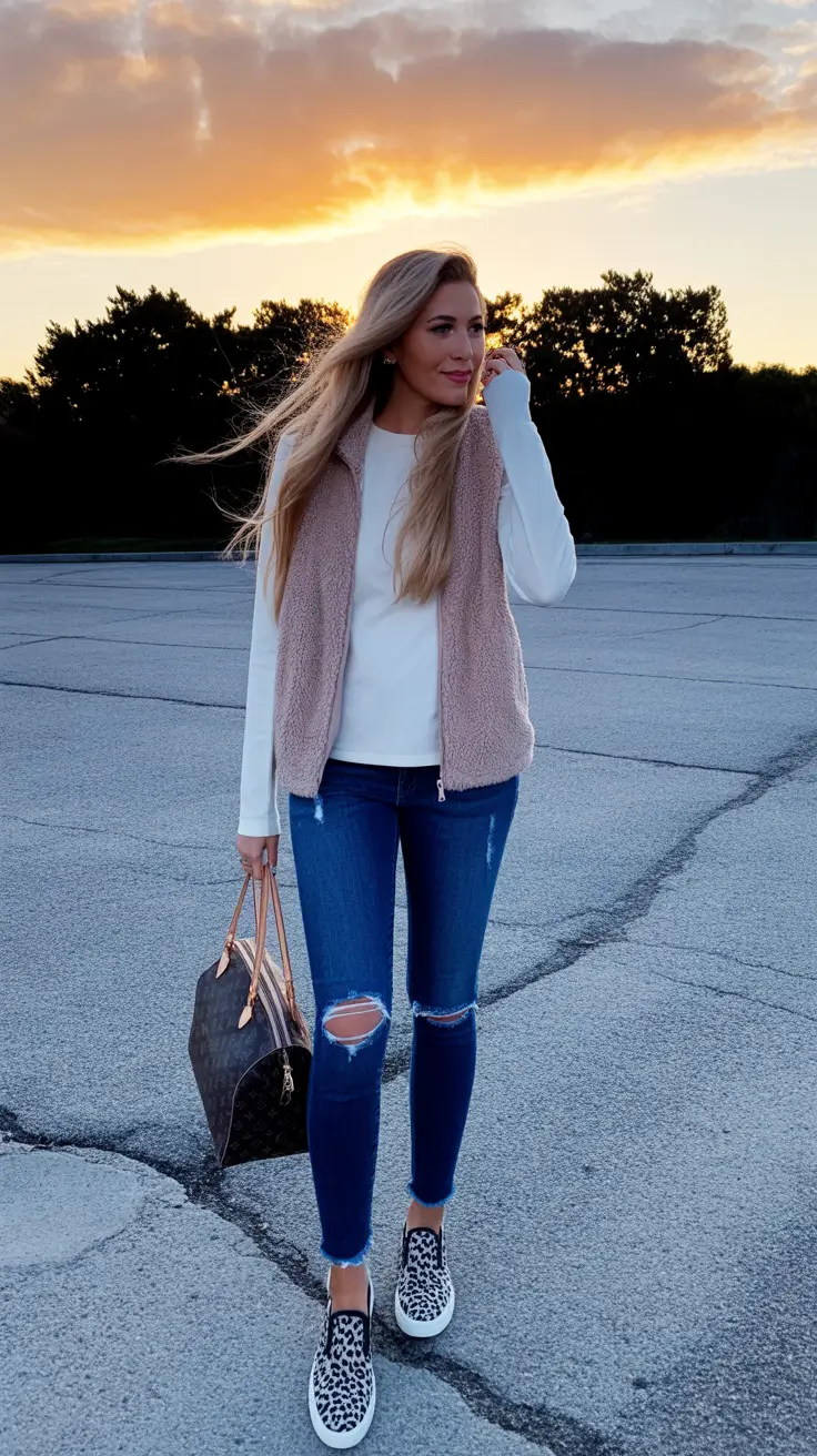 mom outfits 2026 Sunset Stroll Layers