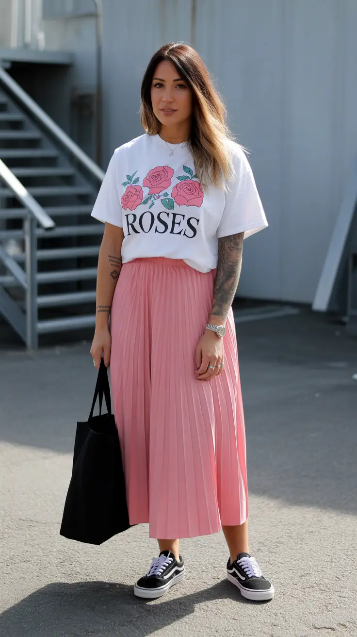 mom outfits 2026 Playful Petal Energy