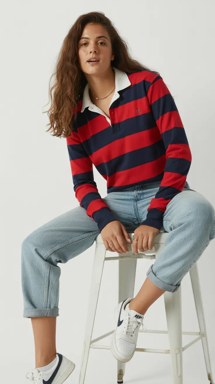 preppy outfits aesthetic Rugby Prep Revival