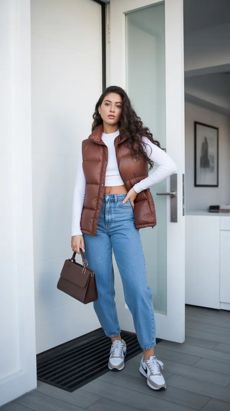 preppy outfits aesthetic Chocolate Tones and Cool Confidence