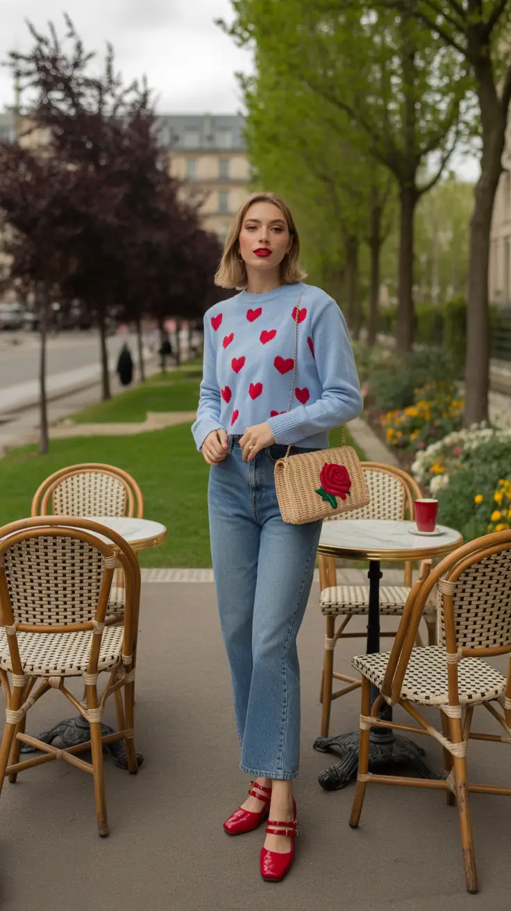 preppy outfits aesthetic Hearts & Denim Vibes