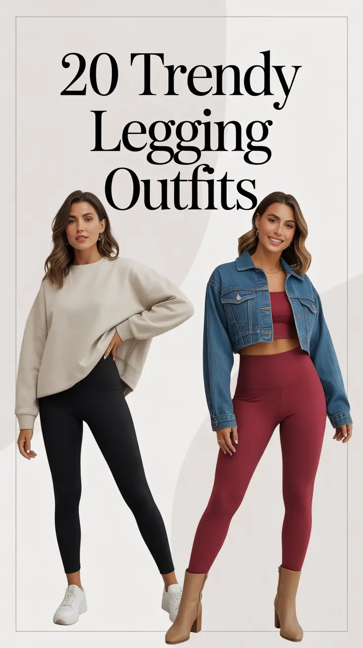 Trendy Legging Outfits 2026: Chic, Casual & Flared Styles You’ll Love This Year