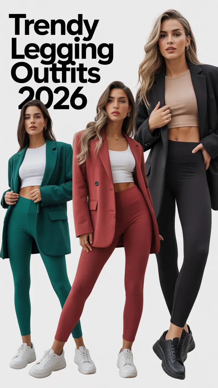Trendy Legging Outfits 2026: Chic, Casual & Flared Styles You’ll Love This Year