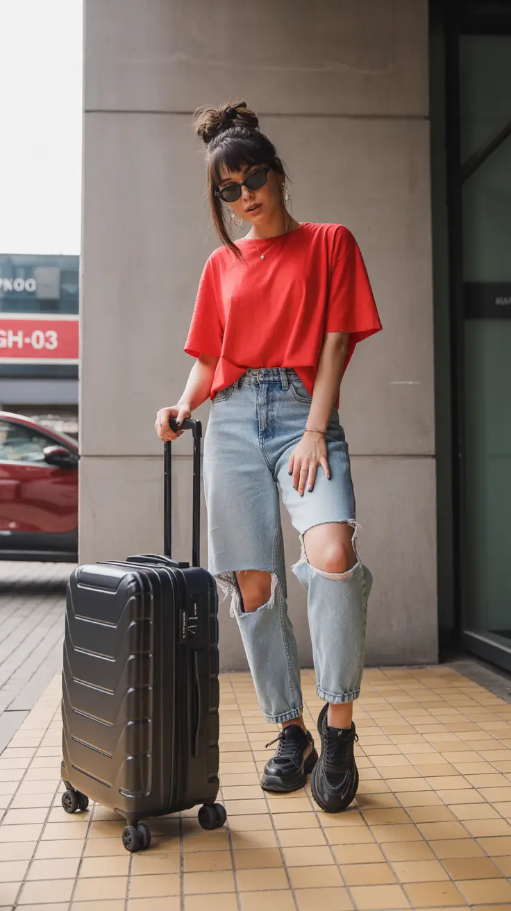 Trendy outfit ideas 2026 Travel Ready Street Energy