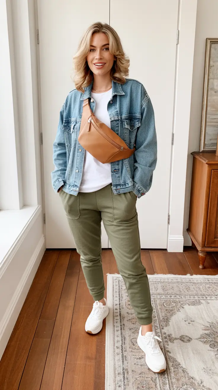 Trendy Travel Outfits 2026 Casual Explorer Denim and Olive