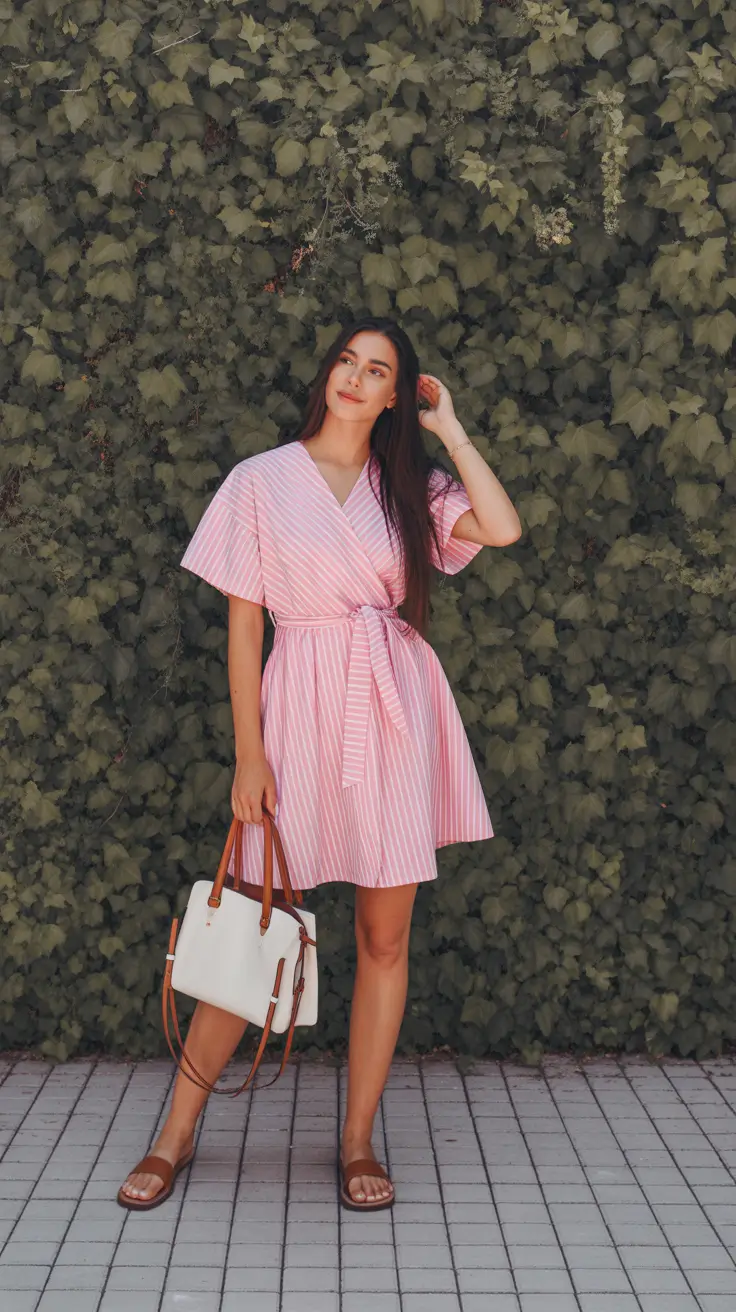 Trendy Travel Outfits 2026 Soft and Sweet Stripes in Motion