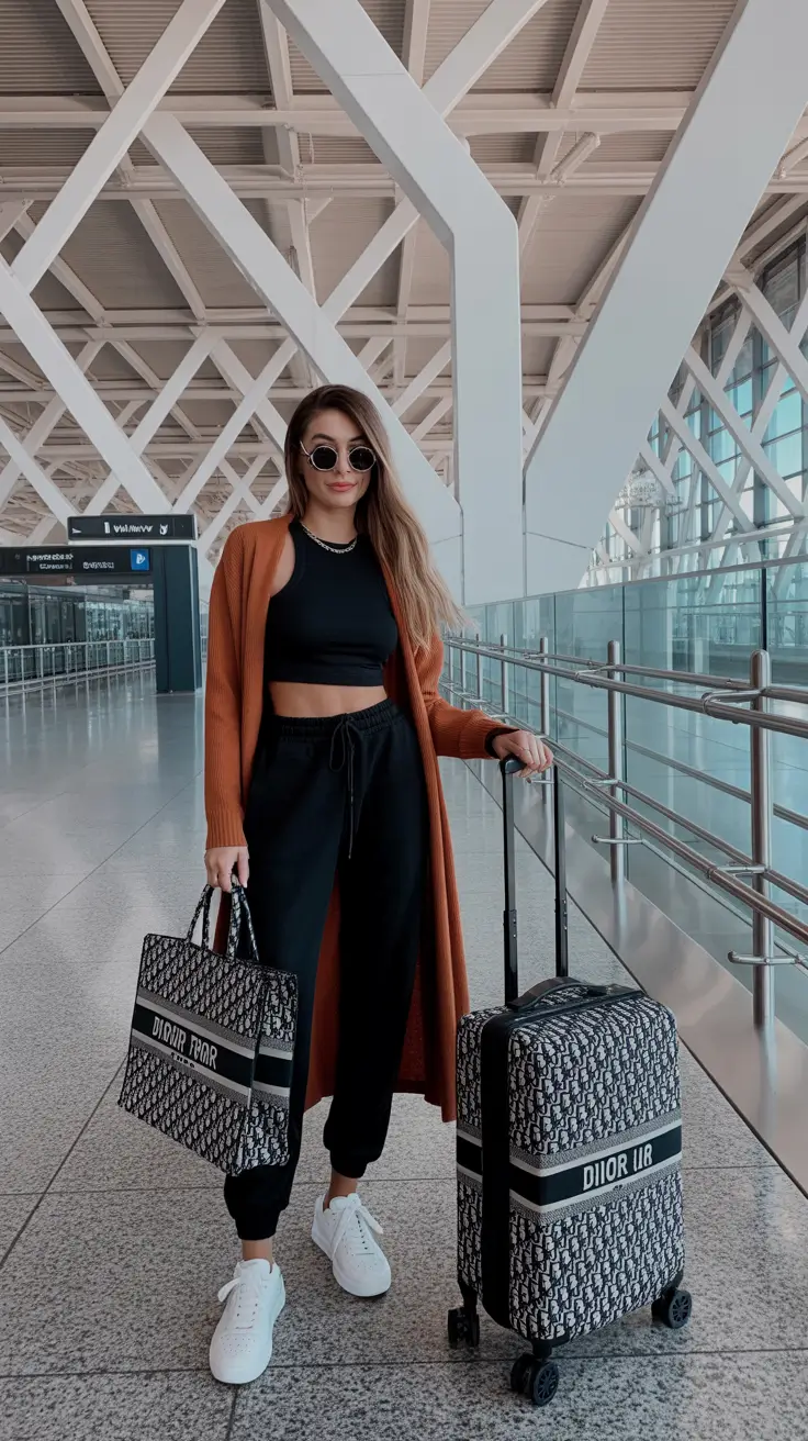 Trendy Travel Outfits 2026 Warm Layers Luxury Details