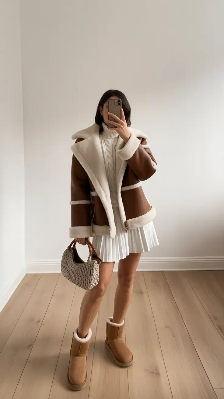 Ugg outfits for women 2026 Soft Layers & Cozy Femininity