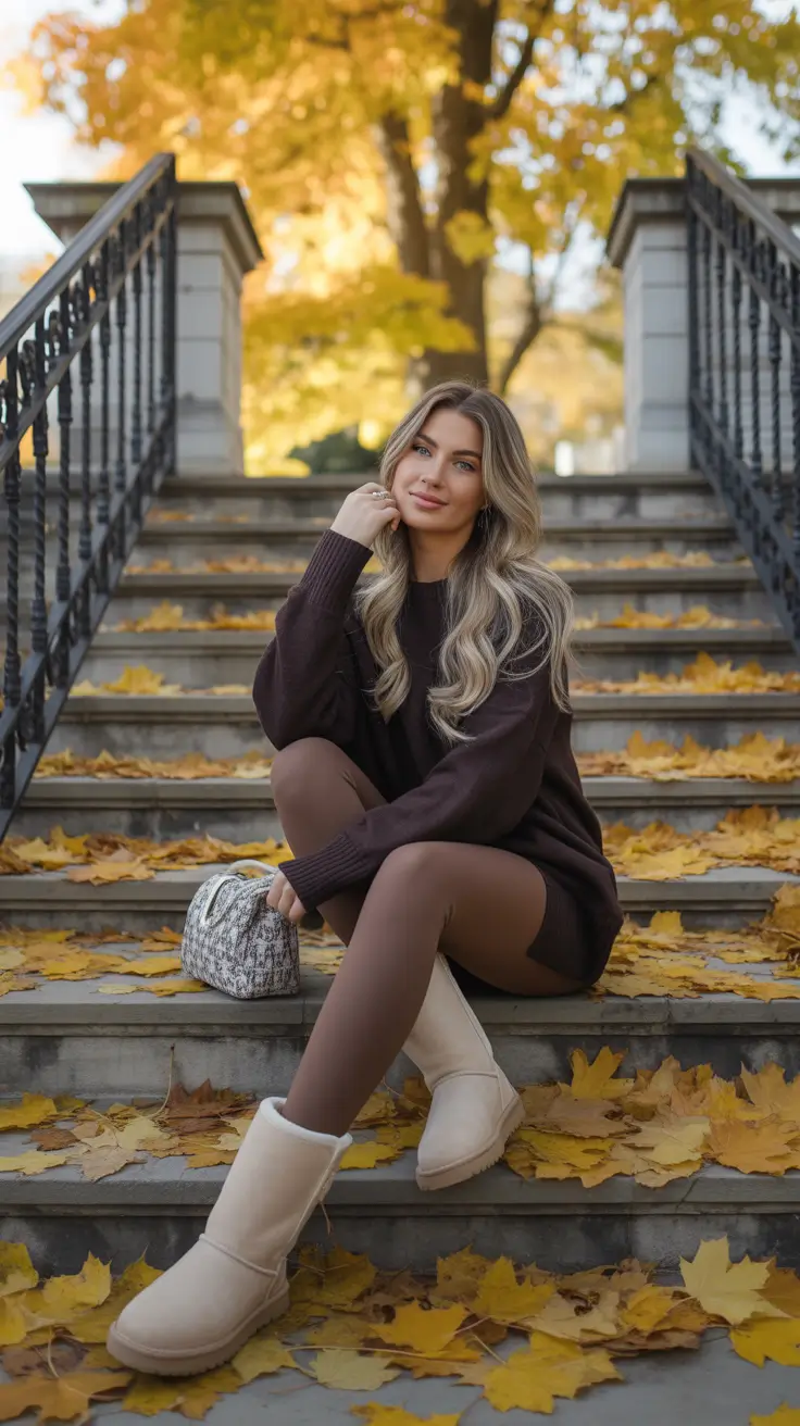 Ugg outfits for women 2026 Golden Autumn Layers