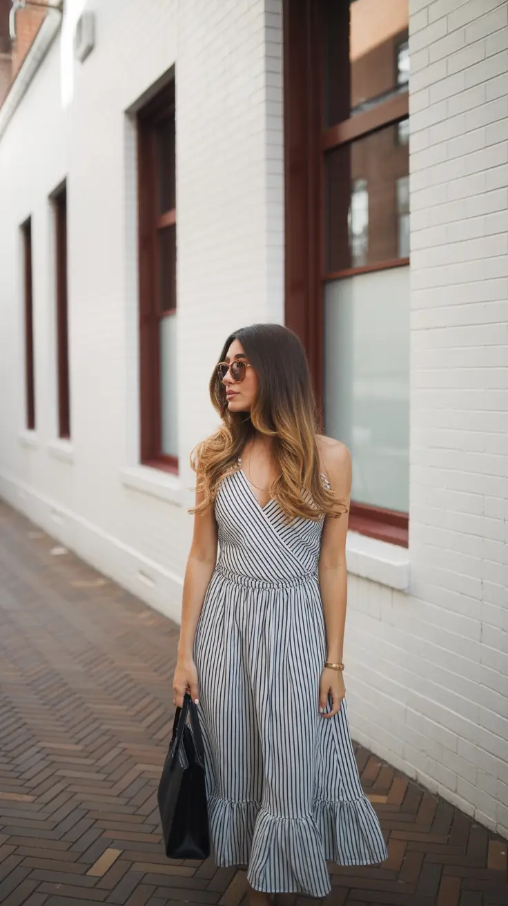 vacation outfits for women 2026 Stripes, Sunlight, and Timeless Elegance