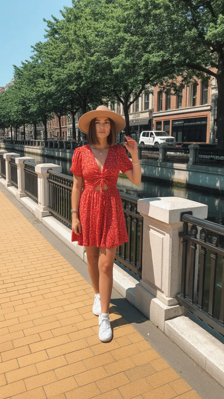 vacation outfits for women 2026 The Red Dress Rule in Sunny Destinations