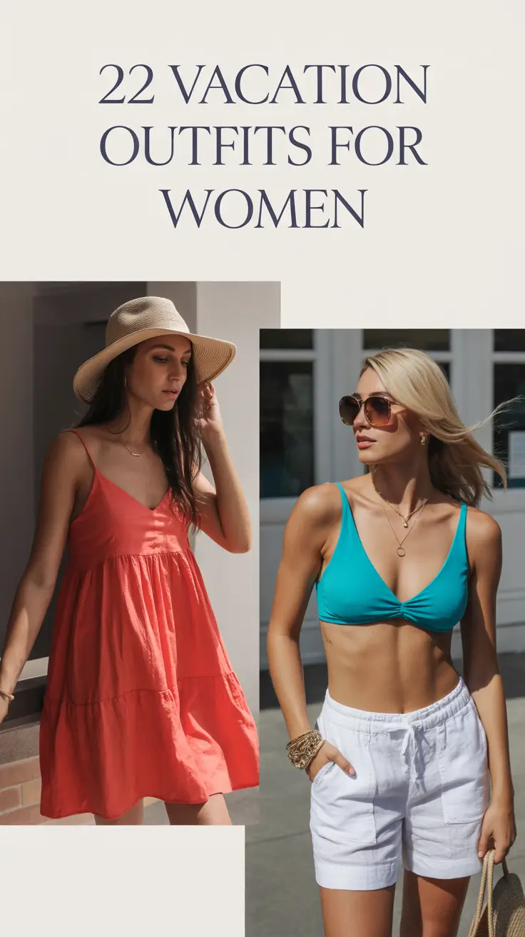 Vacation Outfits for Women 2026: Classy & Tropical Style Ideas You’ll Love