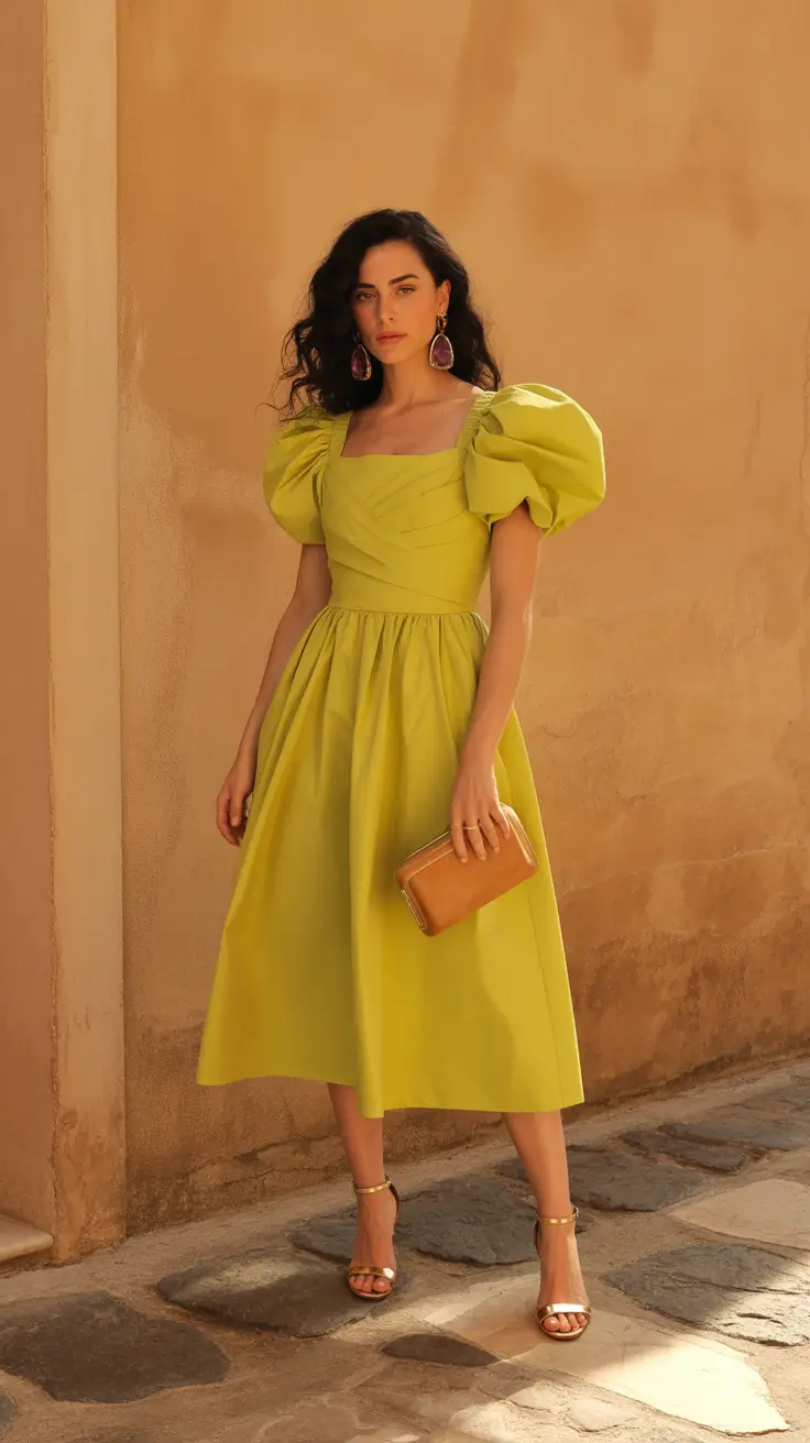 wedding guest dresses 2026 Citrus Romance