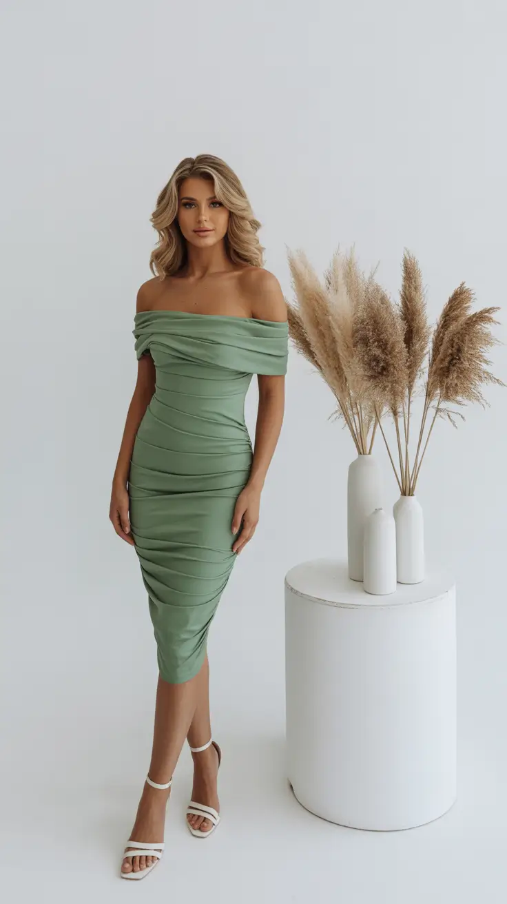 wedding guest dresses 2026 Sage Glamour