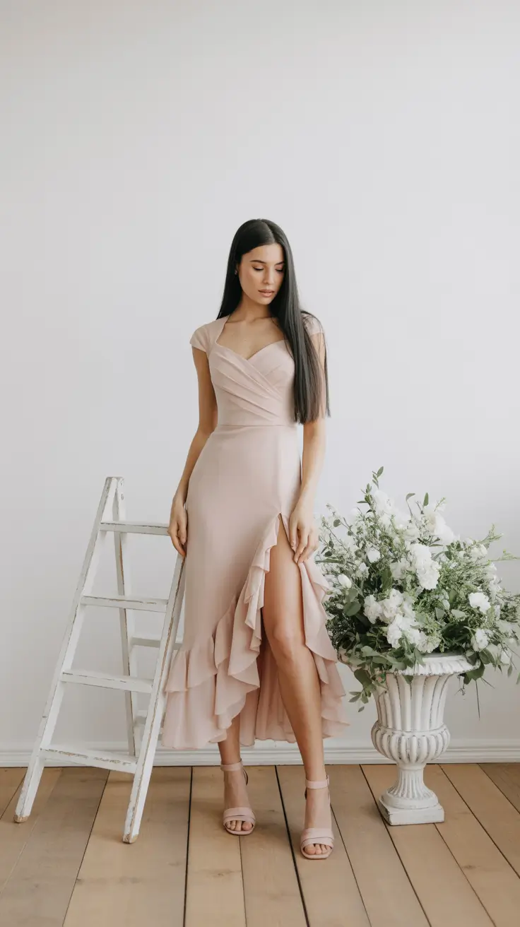 wedding guest dresses 2026 Blush Whisper