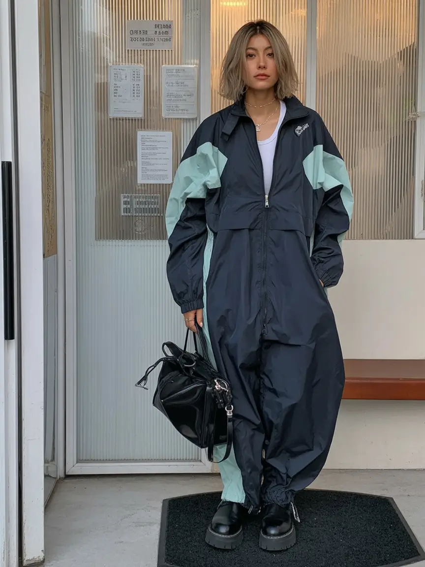 y2k outfits ideas 2026 Techno Grunge Utility