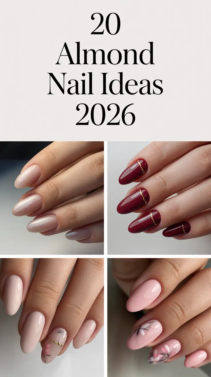 Almond Nail Ideas 2026: Fresh, Trendy Designs for Every Style