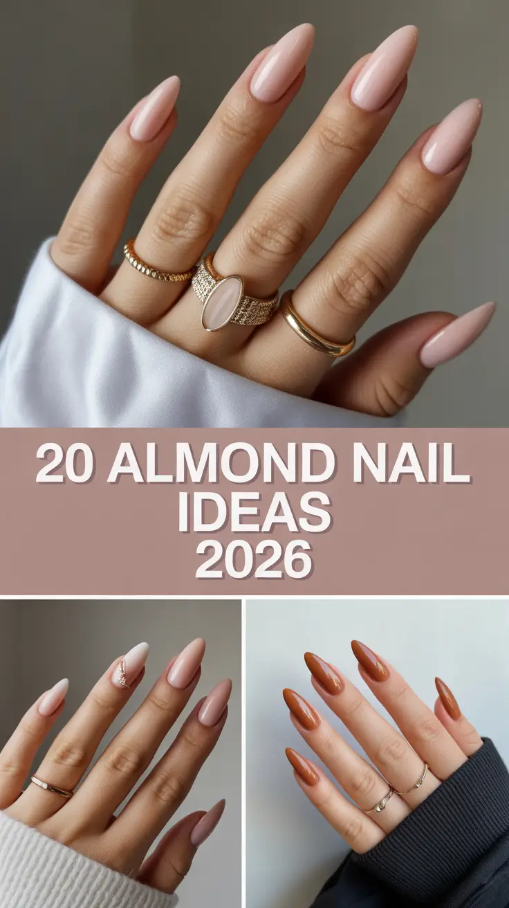 Almond Nail Ideas 2026: Fresh, Trendy Designs for Every Style