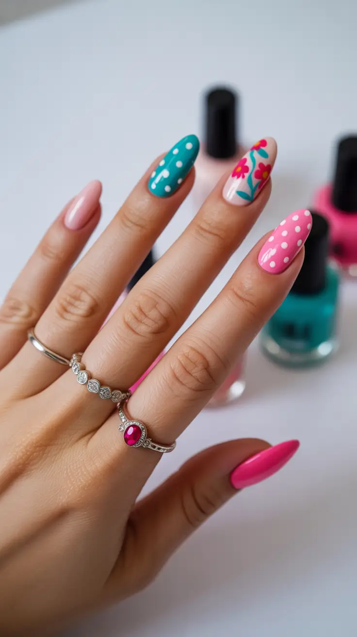 beach-nails-2026-Floral-Pop-Retro-Splash