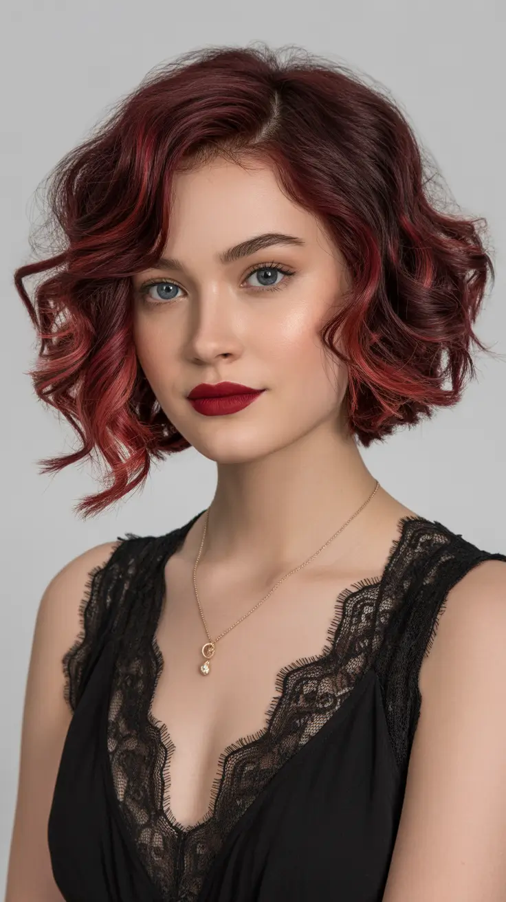 Best bob hairstyles 2026 Short Curly Bob With Vintage Energy