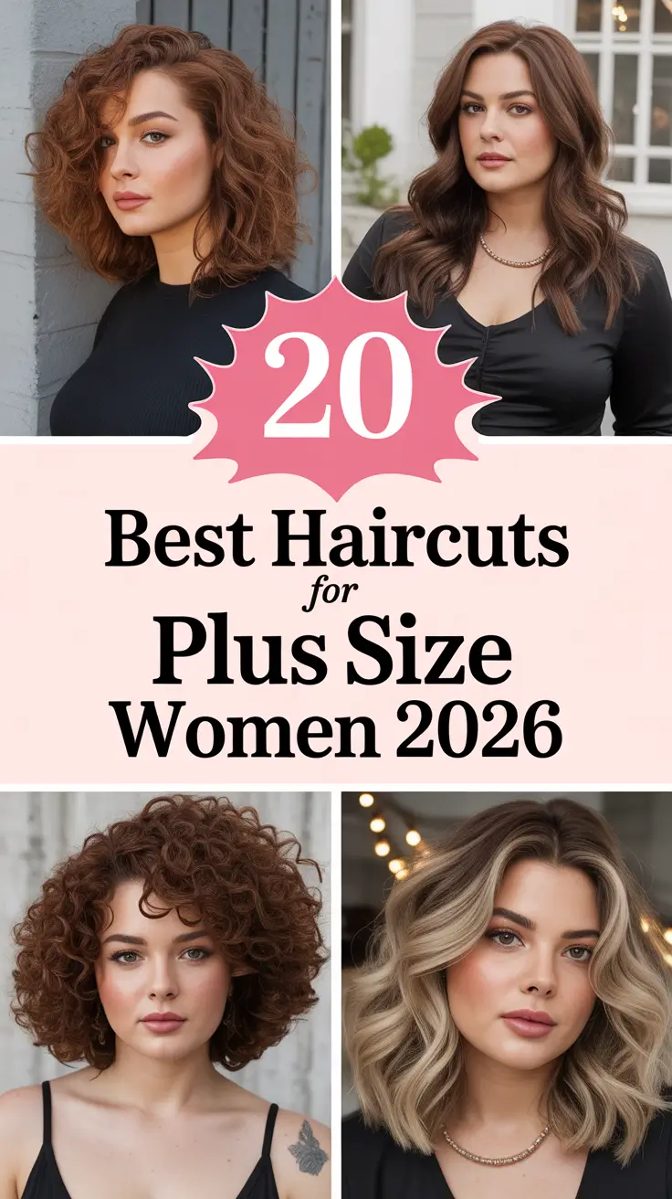 Best Haircuts for Plus Size Women 2026: Flattering Layered, Pixie & Lob Styles for Every Face Shape