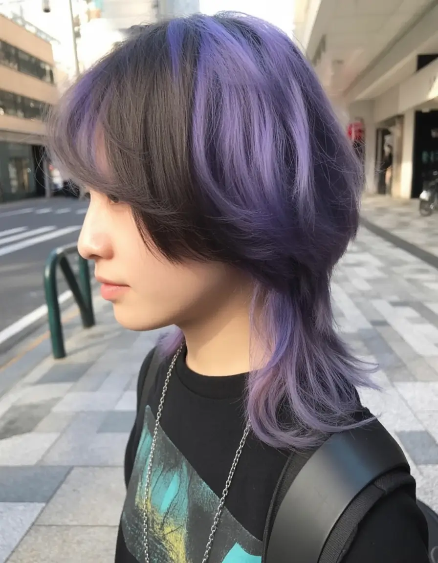 jellyfish haircut wavy Lavender-Tinted-Urban-Jellyfish