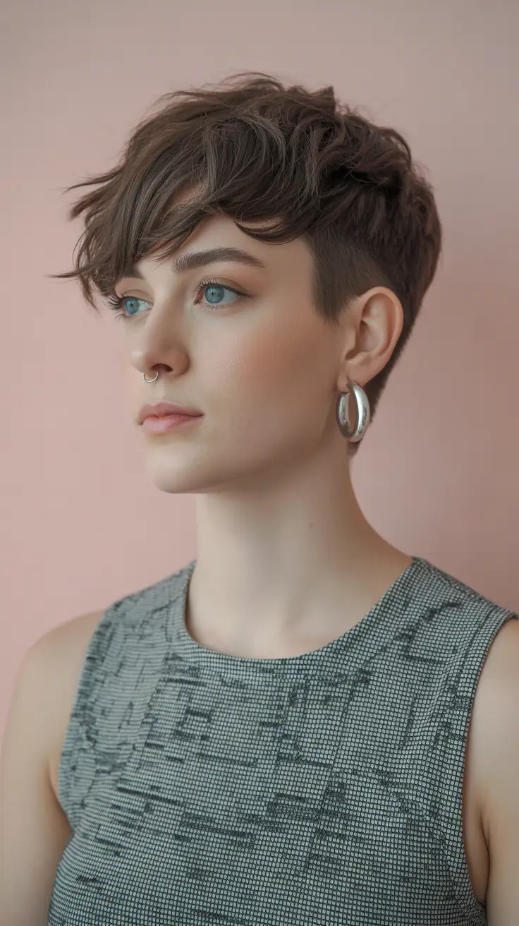 messy-pixie-haircuts Side-Swept Pixie With Soft Undercut Definition