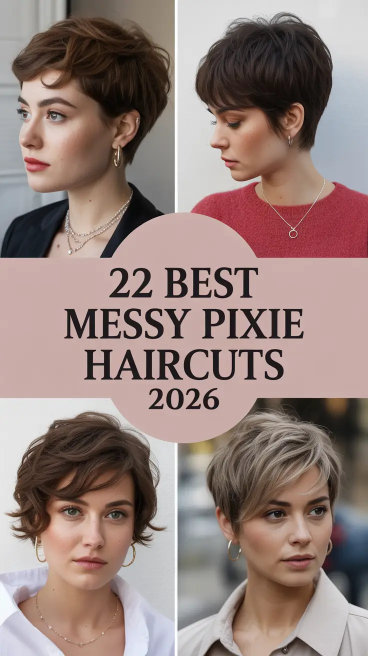 Best Messy Pixie Haircuts 2026: Modern Cuts With Choppy Layers for Every Style