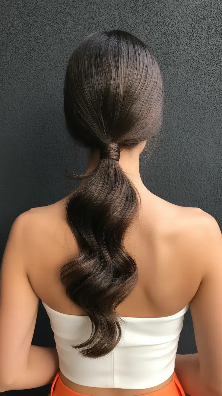 Best ponytail hairstyles 2026 Low Ponytail With Soft Natural Movement