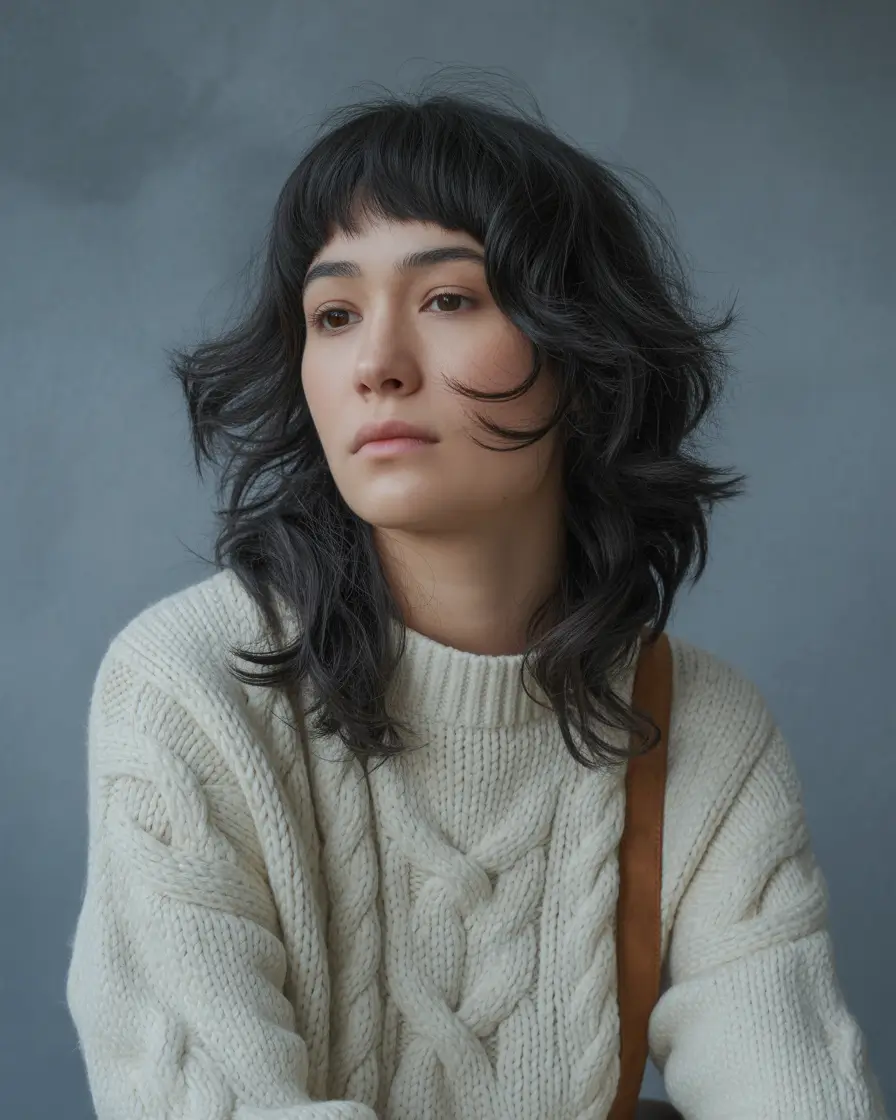 wolf shag haircut medium Smoky Layered Wolf Shag