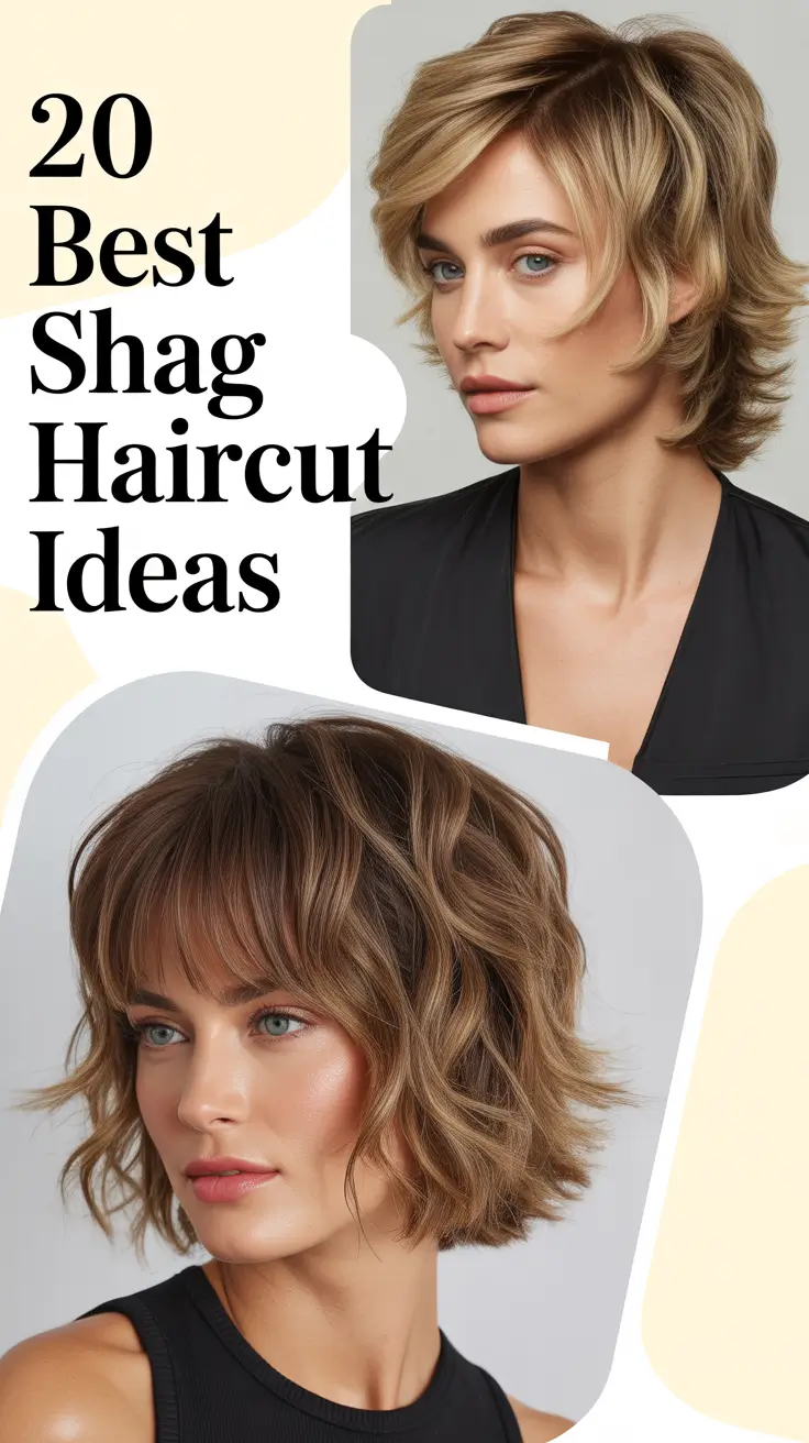 Best Shag Haircut Ideas 2026: Modern, Wavy & Chic Styles for Women