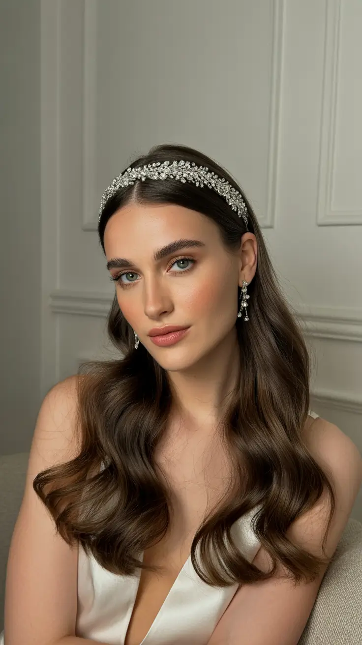 Best wedding hairstyles 2026 Down with Headband