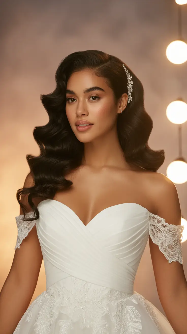 Best wedding hairstyles 2026 Classic Glam Updo