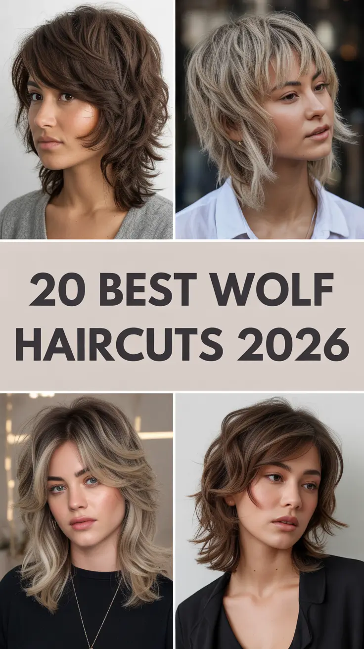 Best Wolf Haircuts 2026: Korean-Inspired, Aesthetic Styles for Every Hair Type