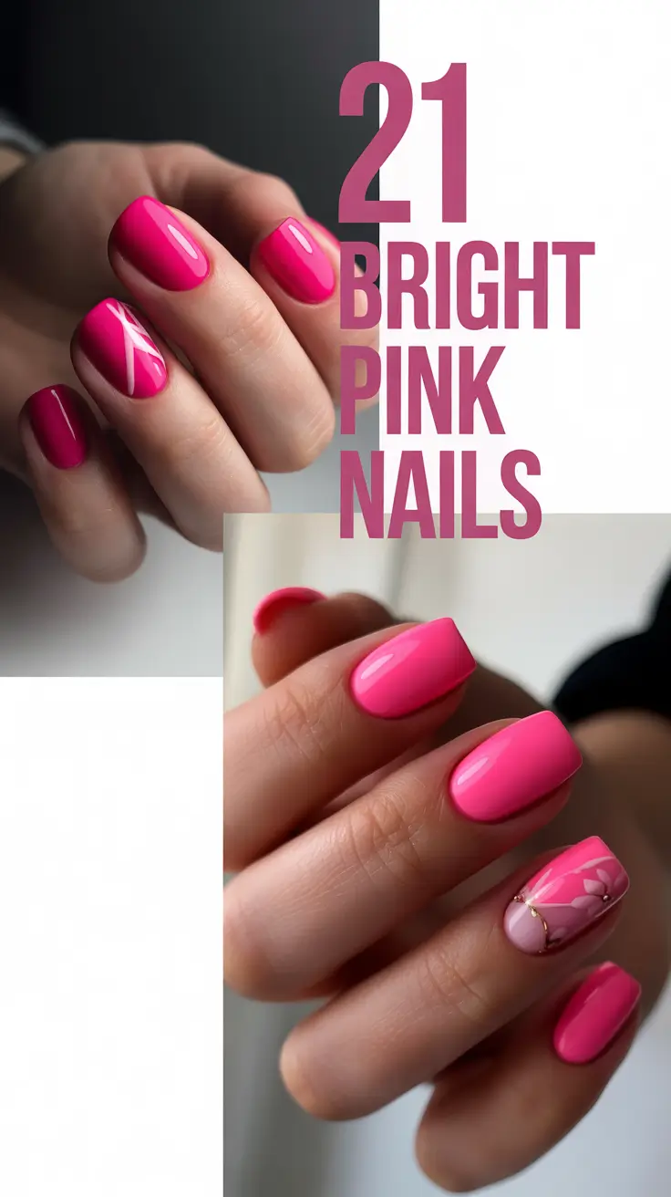 Bright Pink Nails 2026: Fresh Summer Designs & Cute Inspo for Every Style