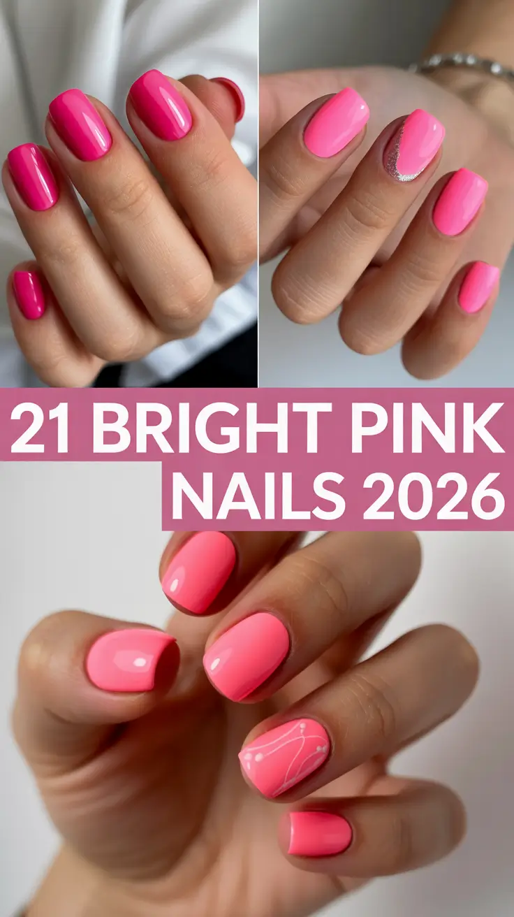 Bright Pink Nails 2026: Fresh Summer Designs & Cute Inspo for Every Style