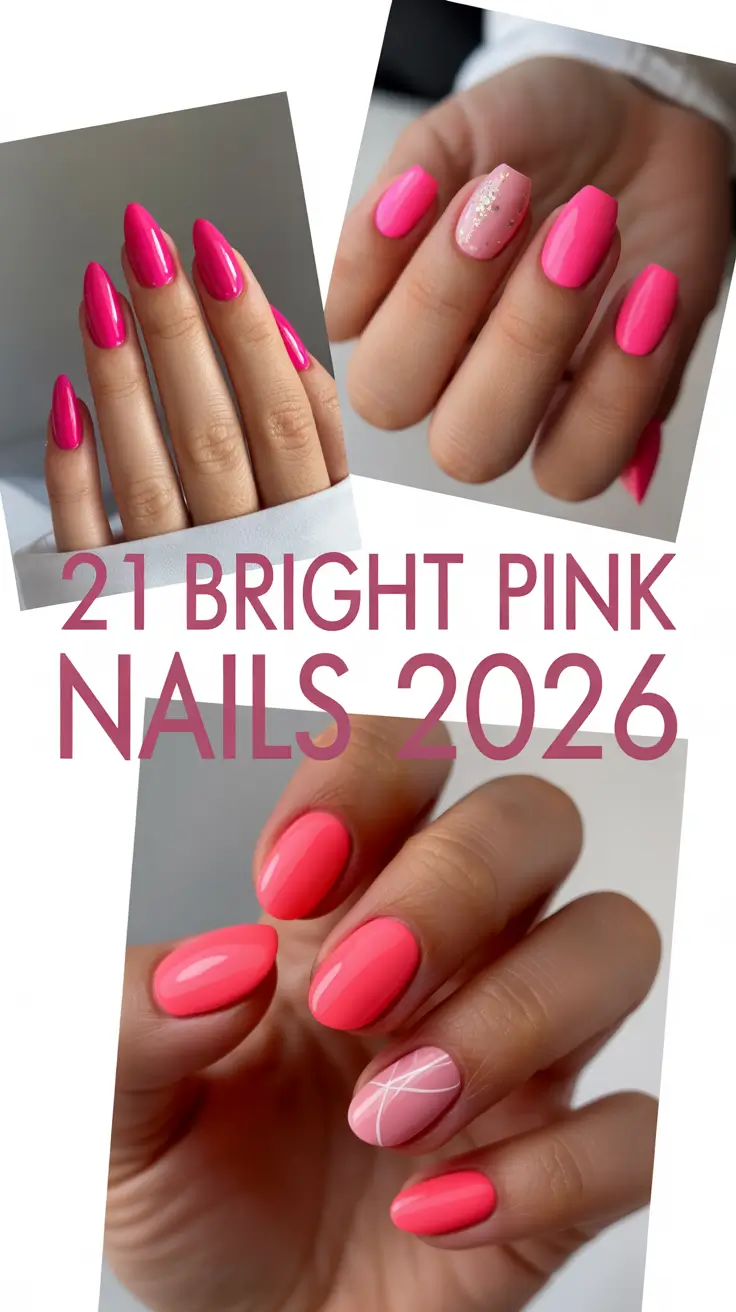 Bright Pink Nails 2026: Fresh Summer Designs & Cute Inspo for Every Style