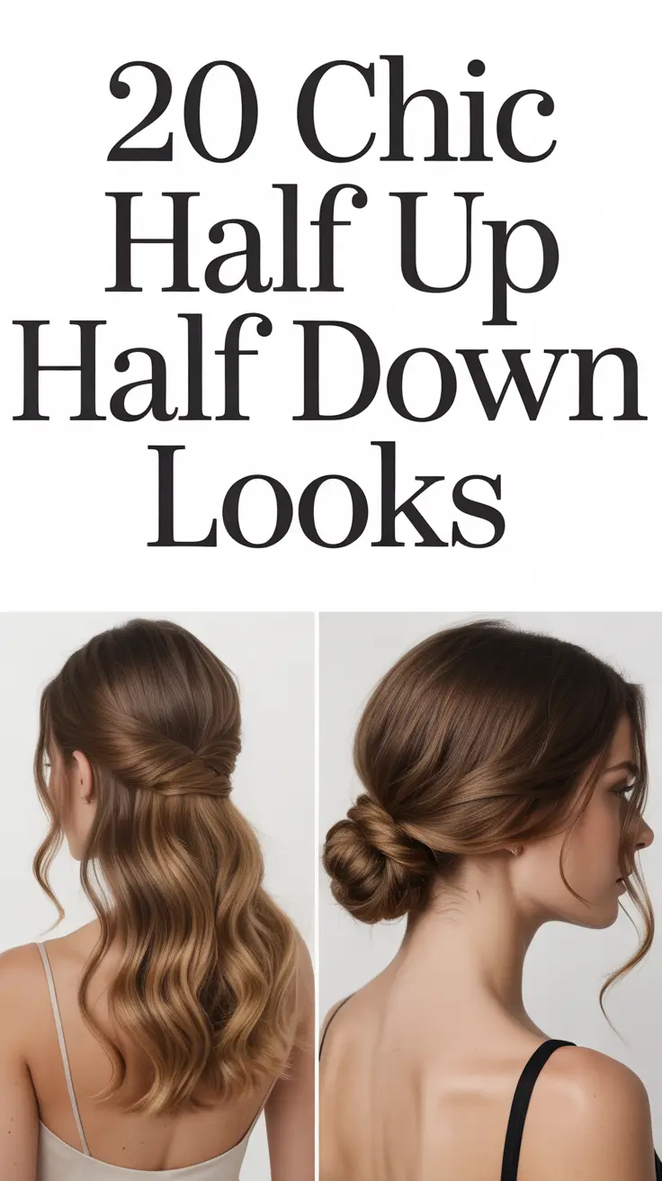 Chic Half Up Half Down Looks 2026: Fresh, Elegant Styles for Every Hair Type