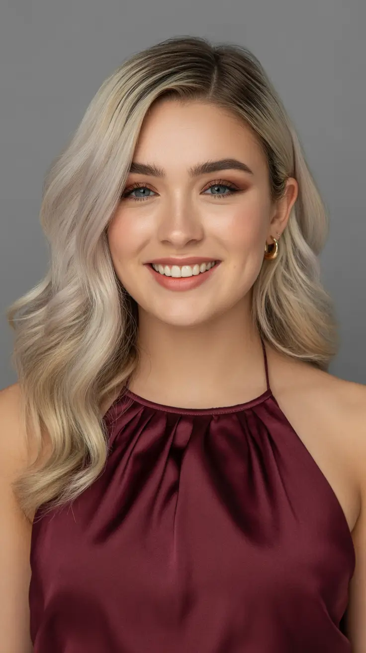 Chic side part hairstyles 2026 Classic blonde side part