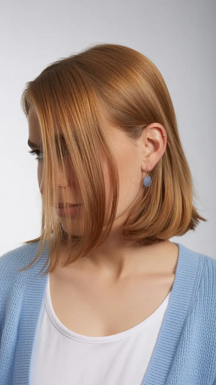 Chic side part hairstyles 2026 Short bob side part