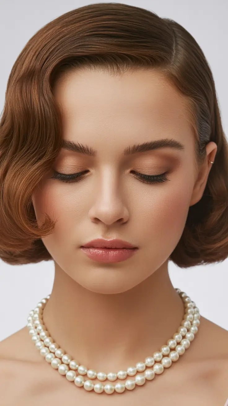 Chic side part hairstyles 2026 Polished retro short side part