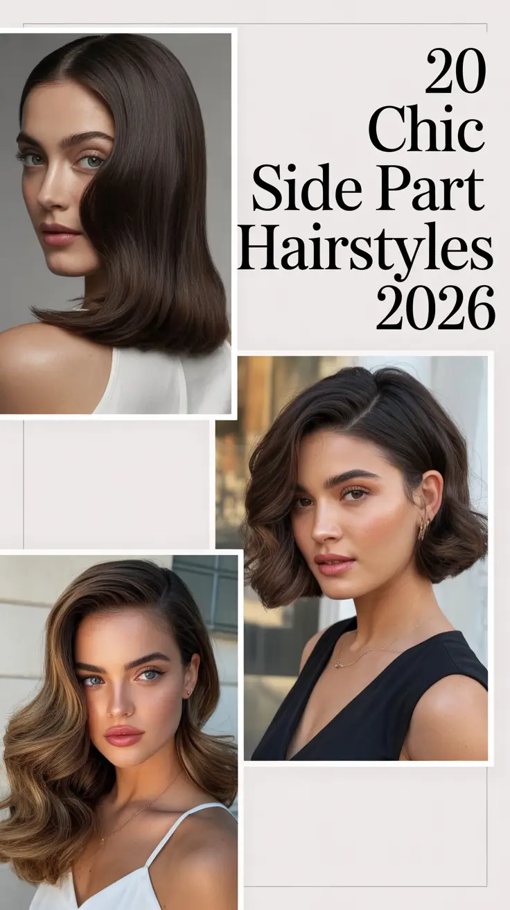 Chic Side Part Hairstyles 2026: Timeless Side Parts You’ll Want to Try This Year